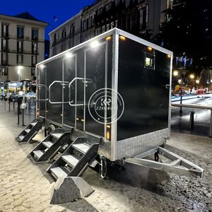 Nouvelle arrivée 2025 Toilette mobile Toilette VIP de luxe Salle de bain portable Remorque de toilette portable Remorque de toilette - Product Image 2