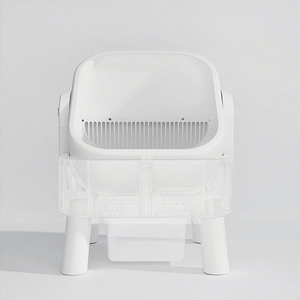 Intelligente Katzentoilette mit Ein-Klick-Automatischer Streuwechselung über Smartphone Sicherheitssystem Automatische Pause bei Annäherung von Haustieren - Product Image 6