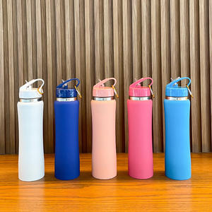 Cross-Border New Stainless Steel Suction Cup Portable Outdoor <b>Large</b> Capacity Thermos Cup with Small Waist Vacuum Bottle - Product Image 1