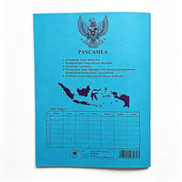 Cahier d'exercices de mathématiques personnalisé 210x160mm, cahier à grille pour étudiants, reliure piquée à cheval, fournitures scolaires, fabricant OEM avec impression