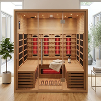 Sauna de Panel de Carbono de Espectro Completo Infrarrojo para Interiores, Sauna Económica de Fábrica para el Hogar