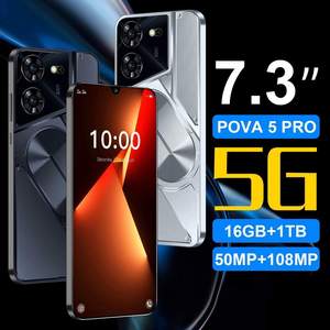 <span class=keywords><strong>T</strong></span>éléphones mobiles d'origine Pova 5 <span class=keywords><strong>Pro</strong></span> 5g 7.3 pouces 5G Smartphone 16GB + 1TB 6800 MAh <span class=keywords><strong>t</strong></span> Android 10.0 Phone - Product Image 3