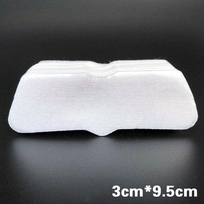 100 pièces de longs masques de nez en pur coton