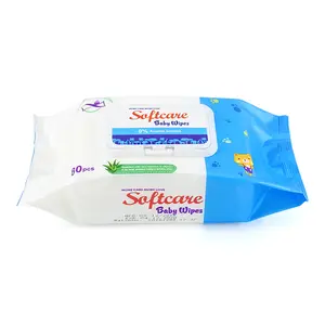 Lingettes nettoyantes biodégradables, pièces, pour le visage, écologiques, jetables, humides, naturelles, imprimés, mouchoirs pour la maison