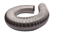Tube flexible semi-rigide en aluminium XY 302, paroi de 1 mm, système de ventilation CVC, pression de 3000 Pa, 5-24 pouces, longueur de 8 pieds
