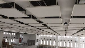 Nhà máy trực tiếp 2x2 2x4 2x8 Acoustic gạch trần thiết kế mới với aoustical nrc0.9 OEM tối ưu hóa âm thanh phòng - Product Image 6