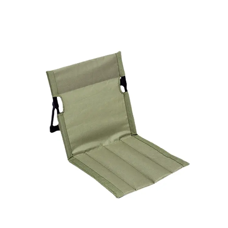 Hangrui Padded Backpack Ground Chair Foldable Stadium Seats Aluminum Beach Chairs Modern Back Pack Folding Chair Camping Small