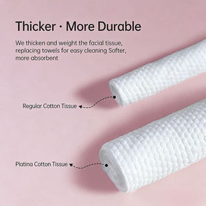 Rouleau de serviettes en coton hypoallergéniques douces jetables non tissées pour le nettoyage du visage des adultes - <span class=keywords><strong>Prix</strong></span> de gros pour paquet individuel - Product Image 4
