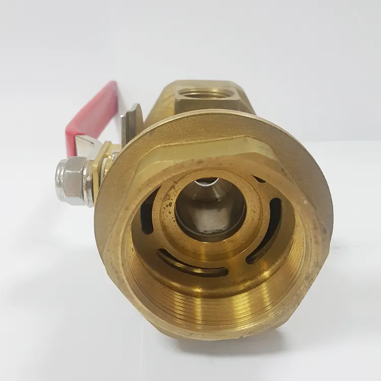 1" 11/4" 2"high quality integrated sight glass firefighting production Brass hydrant test drain valve