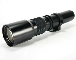 Lente Teleobjetivo de Enfoque Fijo de Alta Potencia de 500 mm F/8 para Observación de Aves y Deportes, Lentes de Cámara de Enfoque Manual para Cámaras DSLR - Product Image 3