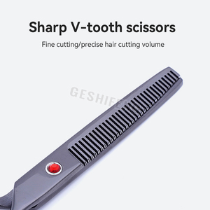 Forbici per la toelettatura per cani portatili e durevoli in acciaio inossidabile con punte rotonde sicure e comode cesoie per gatti - Product Image 5