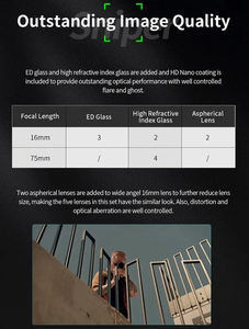 SIRUI 16mm 75mm Serii F1.2 Snajper APS-C mise au point automatique AF Z Dla E Fuji XF A7m A7r A7s Xt50 Xs20 <span class=keywords><strong>Xpro</strong></span> Z8 - Product Image 2