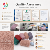 Factory Supply 100% Polyester Faux Mink Yarn Soft Fluffy Knitting Yarn for Sweater Blanket Garment Wholesale