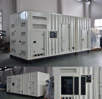 Générateur diesel silencieux en conteneur, vente en gros, alimenté par un moteur Cummins, 1000 kW, 1250 kVA, 1 MW, générateurs diesel