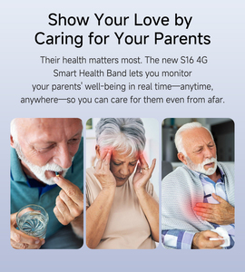 Thiết Kế Mới S11 4G Cao Cấp Vòng Đeo Tay Thông Minh Đồng Hồ Siêu Mỏng Mỏng Trọng Lượng Nhẹ Cho Người Cao Tuổi Với SOS Gọi GPS Sức Khỏe Tỷ Lệ Màn Hình - Product Image 6