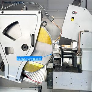 CE Certified Fully Automatic High Speed High-Accuracy Circular Saw <strong>Machine</strong> CNC Metal Bar <strong>Cutting</strong> <strong>Machine</strong> 11kw Motor Gear - Product Image 6