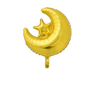 Palloncini a Forma <span class=keywords><strong>di</strong></span> Stella per Feste, Palloncini Decorativi con <span class=keywords><strong>Luna</strong></span> e Stella per Feste, Palloncini in Foglio <span class=keywords><strong>di</strong></span> Alluminio - Product Image 5