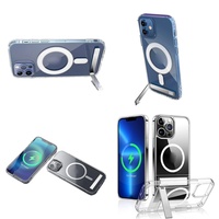 Casing Ponsel Anti Benturan dengan Penyangga untuk iPhone 17 Air 16 Pro Max 15 14 13 12 11 Pelindung dengan Kickstand