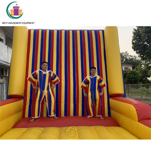 Castillos hinchables de pared para exteriores para niños, con trajes adhesivos, juegos inflables comerciales - Product Image 2