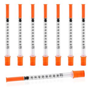 Seringue vétérinaire jetable en plastique de 1 ml, seringue à insuline, prix - Product Image 1