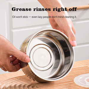 Cesta <span class=keywords><strong>de</strong></span> metal multiusos, contenedor portátil <span class=keywords><strong>para</strong></span> almacenamiento <span class=keywords><strong>de</strong></span> <span class=keywords><strong>alimentos</strong></span>, cesta redonda pequeña, organizador ligero <span class=keywords><strong>de</strong></span> acero inoxidable con asa - Product Image 2