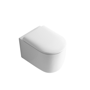 WC suspendu mural moderne en céramique <span class=keywords><strong>sans</strong></span> bride - Product Image 1