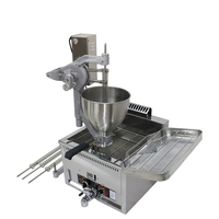 QDMECH Nouvelle Conception Machine à Donuts Électrique Friteuse Industrielle Mini 4 2 Rangs pour Donuts Mochi Usage Professionnel Boulangerie En Promotion