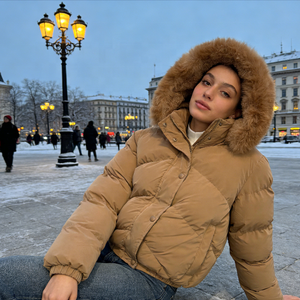 Disponibile Giacca Invernale da <span class=keywords><strong>Donna</strong></span>, Giubbotto Imbottito Caldo e Spesso <span class=keywords><strong>con</strong></span> Colletto in <span class=keywords><strong>Pelliccia</strong></span> e Cappuccio, per Uso Quotidiano in Clima Freddo, Spedizione Rapida - Product Image 2