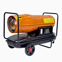 Ventilateur souffleur d'air chaud industriel U-Best 30KW en acier inoxydable pour chauffage au diesel, idéal pour poulailler, avec garantie 1 an