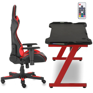 Escritorio Gamer Eléctrico LED Personalizado y Económico para Oficina y Estudio, en Rojo, en Oferta - Product Image 1