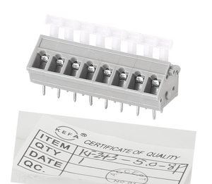 KF243A-5.0/7.5/10.0สปริงทองเหลืองชุบพลาสติกและทองแดง12V สำหรับการเชื่อมต่อสายไฟกับแผง - Product Image 3