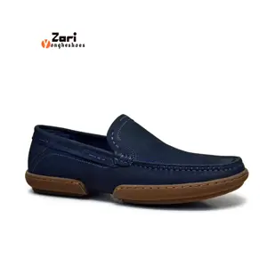 Zari Real Lederen Casual Jurk Mocasin Zachte Rijschoenen Platte Comfortabele Loafers Leren Schoenen Voor Heren