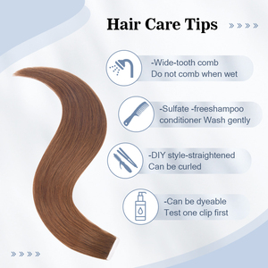 เทปต่อผมแบบมองไม่เห็น ชนิด Double Drawn Virgin European Remy ทำจากผมแท้  แบบไร้รอยต่อ  สามารถย้อมสีใหม่ได้ คุณภาพสูง - Product Image 3