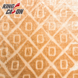 Tessuto in pile di flanella a doppio strato Kingcason, qualità garantita, elegante, traspirante, delicato, con intagli colorati, per abbigliamento femminile. - Product Image 2