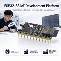 Placa de Desarrollo ESP32-S3, Kit de Desarrollo USB Tipo-C, Módulo Inalámbrico WiFi de Doble Núcleo N16R8 para Proyectos de Robótica e IoT