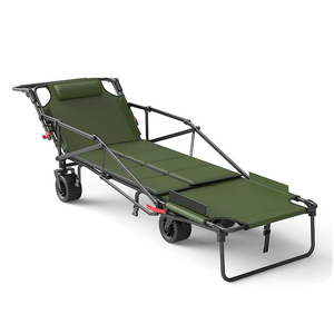 <span class=keywords><strong>Chariot</strong></span> <span class=keywords><strong>de</strong></span> camping portable 2-en-1 à dégagement rapide, lit pliant, chaise longue, <span class=keywords><strong>chariot</strong></span> utilitaire pour le camping, la <span class=keywords><strong>plage</strong></span> et le jardin - Product Image 2