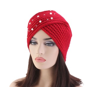 Foulards de tête de créateur, Turban, Bandeaux, Chapeaux Turban, Foulards capillaires pour chimiothérapie, Bandeaux de tête longs et respirants de couleur unie, Bandanas pour femmes - Product Image 2