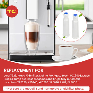 ตลับกรองน้ำเครื่องชงกาแฟ ใช้ได้กับ F088 KESWF, <span class=keywords><strong>Melitta</strong></span> Nivona Krups AEG, คาร์บอน + ระบบแลกเปลี่ยนไอออน - Product Image 4