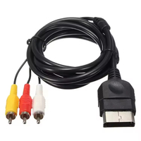 Câble AV de 1,8 m (6 pieds) pour console de jeu Xbox, câble audio-vidéo, cordon de connexion, câble de ligne