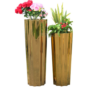 Jarrón de Acero Inoxidable con Acabado de Espejo, Moderno y Minimalista, para Interiores, Hotel, Florero Artificial, Diseño Circular - Product Image 5