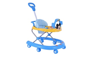 Poussettes en plastique de bande dessinée de bébé de <span class=keywords><strong>prix</strong></span> concurrentiel d'usine marcheur de <span class=keywords><strong>roue</strong></span> de bébé basé en forme de U pour le nouveau-né - Product Image 3