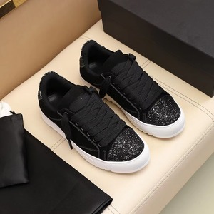 Chaussures de sport décontractées pour hommes Paris, style rétro, en toile, à lacets, légères, respirantes, plateforme, semelle épaisse pour plus de confort - Product Image 1