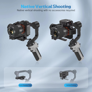 Estabilizador ZHIYUN CINEPEER <span class=keywords><strong>Weebill</strong></span> 3E para Cámara sin Espejo, Carga Útil de 3 kg, Disparo Vertical Nativo, Control de Obturador Bluetooth - Product Image 3