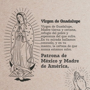 Vergine di Guadalupe in acciaio inossidabile braccialetto argento elegante religioso santo ciondolo cattolico - Product Image 3