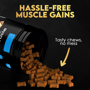 Friandises Tendres <span class=keywords><strong>pour</strong></span> Chiens de Compagnie : Complément de Soin <span class=keywords><strong>pour</strong></span> la Définition Musculaire, Renforcement et Prise de Poids – Collagène et Oméga 3 - Product Image 3