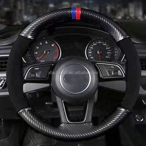 Housse de volant en cuir Nappa pour Audi A3 8P Sportback A4 B8 Avant A5 A8 Q5 Q7 S4 S5 S6 S8 RS4 - Product Image 3