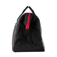 Sac à outils d'électricien robuste en tissu Oxford, organisateur multi-poches, sac de réparation portable à large ouverture avec bandoulière réglable