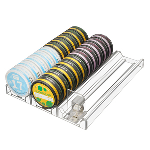 Système de poussoir d'étagères pour sachets de nicotine, à actionnement automatique, pour la classification et la publicité en supermarché - Product Image 1