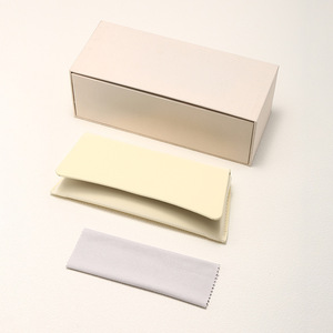 Hot Sale White <strong>Wallet</strong> <strong>Glasses</strong> Case Set Soft Eyeglasses Box Paper Box <strong>Glasses</strong> Cloth Custom Logo Wholesale - Product Image 4