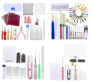 Handmade DIY 40-Color <strong>Wool</strong> Roving Set Educational Crafts Needle Felting Tools Cartoon Animals Kit for Children's Felt <strong>Craft</strong> - Product Image 3